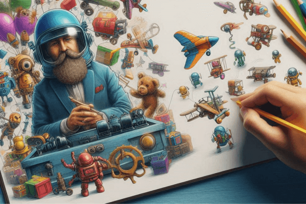 Por que Brinquedos Simples Estimulam Mais a Imaginação do que os Digitais?