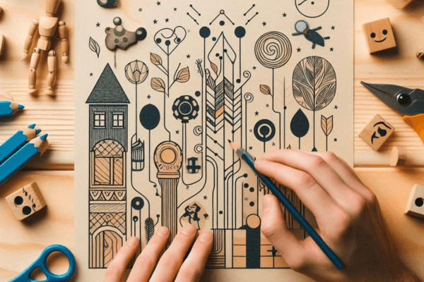 Sentir para Brincar: O Poder do Design Sensorial em Brinquedos de Madeira
